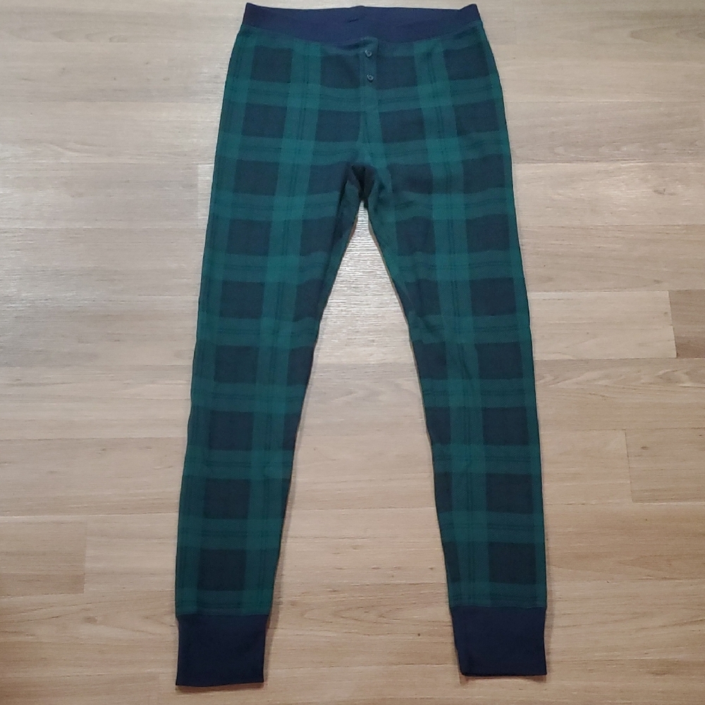Old Navy Kids Plaid Sweatpants in Green and Navy